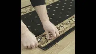 Runrug | Pin Dot Black Hallway & Stair Carpet Runner