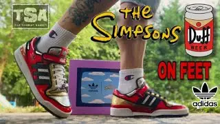 ADIDAS THE SIMPSONS DUFF BEER FORUM SNEAKER ON FEET REVIEW + 80's 90's Talk & more