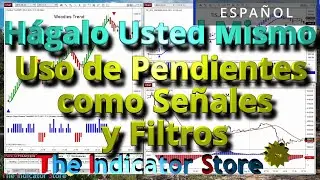 Como Calcular y usar la Pendiente de una línea para crear Señales y Filtros