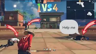 1 VS 4 CS RANK MATCH GAMEPLAY || FREE FIRE CS RANK GAMEPLAY ||