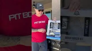 #SHORTS Smash Burger Kit Unboxing With Master Chef Shaun O'Neale | Pit Boss Grills