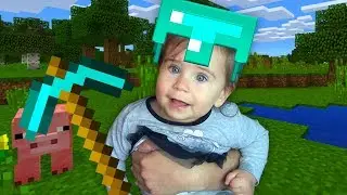 11 MO BABY PLAYS VIDEO GAMES...