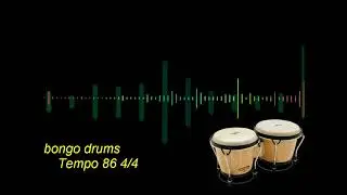 BONGO DRUMS TEMPO 86 4/4