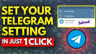 Fix Your Telegram Connecting Problem | Telegram Not Working | 100% Telegram Problem Solved