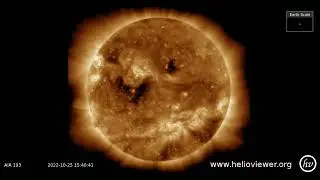 Spacecraft sees the Sun's 'sinister smile' in time for Halloween