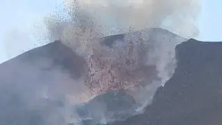 Fogo: Vulkanausbruch am 29. November 2014 (ca. 18:10 Uhr Ortszeit)