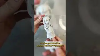 Покраска фигурки из аниме кистью #3дпечать #фигурки #маомао