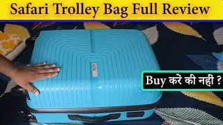 Safari Trolley Bag Full Review | Safari Trolley Bag