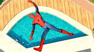 GTA 5 Spiderman Ragdoll Fails – Epic Jumps & Funny Moments Ep 19