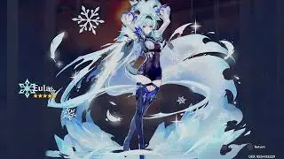 My First 5 star character in Genshin impact(Eula )