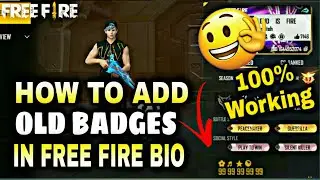 Free Fire Old Badgs Symbol Bio Signature | Free Fire Best Bio Styles 2022 | New Color Code