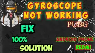 How To Fix Gyroscope Not Working Pubg Mobile  || Gyroscope solution