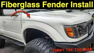 Fiberglass Fender Install (1st Gen Tacoma)