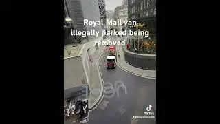 #royalmail can illegally #parked being removed from the streets of #london
