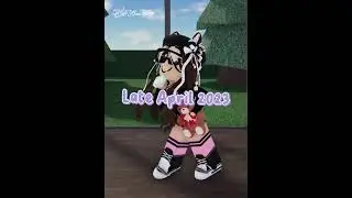 My Roblox Avatars througout the years !
