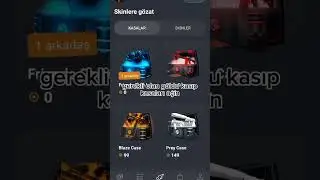 Csgoda bedava kasa ve skin kazandıran uygulama, referans yorumlarda #fyp #csgo #valorant #hacker