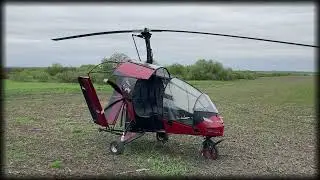 Первый полет автожира Божья Коровка