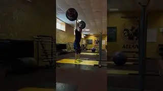 Толчок 100 #штанга #sports #weightlifting #crossfit #shorts