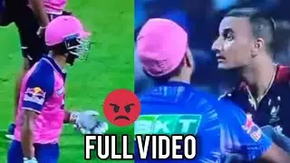 Riyan Parag and Harshal Patel Fight Today 😨..... RCB Vs RR