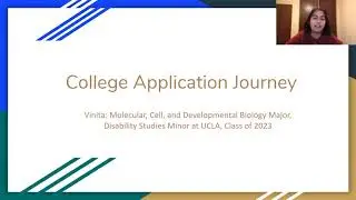 College Application Journey UCLA