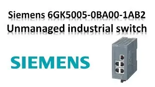 Siemens industrial switch 6GK5005-0BA00-1AB2 / SCALANCE / Eltra trade