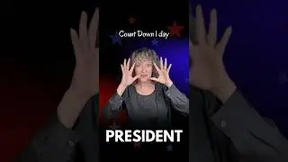 Who da President? #president #kamalaharris #trump #vote #electioncountdown #asl  @OneFactASL