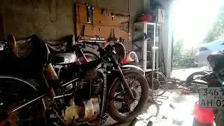 BMW R35 на холостых