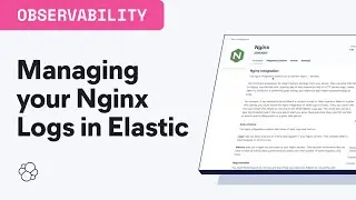 Ingesting and managing your Nginx Logs in Elastic