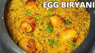 Egg Biryani In Pressure Cooker | Egg Biryani | Biryani Recipe