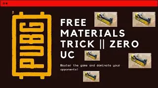 “How to Get FREE Materials in PUBG Mobile | No UC Needed! (Elite Pass Trick Inside)”