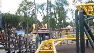 Американские горки видео спуска Парк Горького Харьков The roller coaster Kharkov