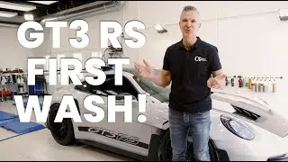 Porsche GT3 RS: First Wash and Detailing