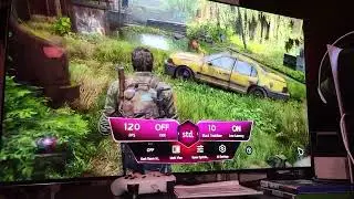 The Last of Us Part 1 PS5 : 120fps VRR  LG C2 Oled Turn Off VRR on Game Stabilizer #PS5 #Sony