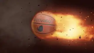 Basketball Fire Logo | After Effects Template | Logo Stings