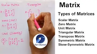 Matrix | Types of Matrices | Engineering Mathematics | B Pharmacy | Diploma | Intermediate | Maths
