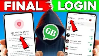 You need the official whatsapp to log in Problem Solution | GB Whatsapp Login Problem Solution 2025