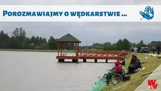 Relacja z zawodów dla wędkarzy z niepełnosprawnościami. Zalew Zimna Woda w Łukowie.