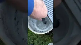 Swimming pool pipe blowing