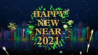 no copyright free Happy New year 2021 green screen video