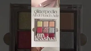 Glitterpedia Eye Palette No. 7 Swatches #youtubeshorts
