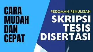 Cara Menulis Artikel Ilmiah Dengan Mudah dan cepat