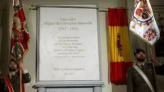 Miguel de Cervantes ya descansa en el convento de las Trinitarias