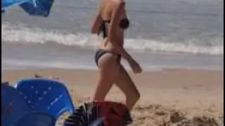 Gal Gadot Hidden Camera Beach Bikini Fail