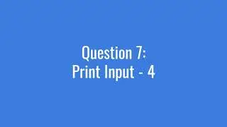 Python Input Output Basics: CodingPractice 1A | #pythonprogramming#python #codingtutorial #coding
