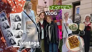 vintage VLOG with my BESTIES | me x @viceroyinthemorning x @dariuyss
