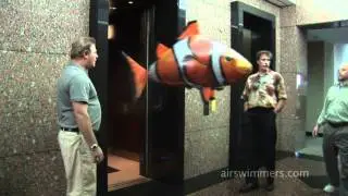 Летающие рыбки!  Flying Shark and Clownfish!