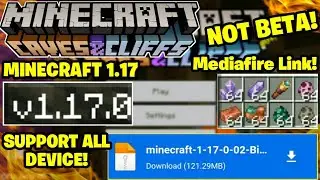 Minecraft 1.17 Caves And Cliffs Update! | Minecraft Bedrock And Minecraft PE Edition! (MEDIAFIRE)