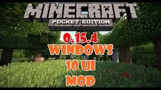 Mod İncelemesi|Minecraft-PE Windows 10 UI Mod