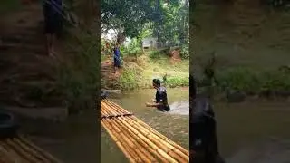 Team Paralimpik mandi sungai😁