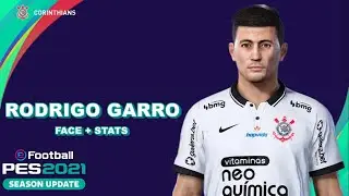 RODRIGO GARRO PES 2021 (CORINTHIANS) EFOOTBALL COMO FAZER